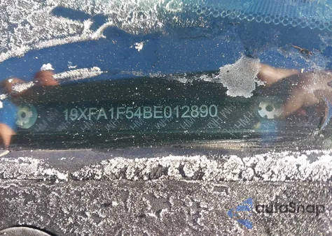 2011 Honda Civic Lx из США, поврежденный, VIN 19XFA1F54BE012890